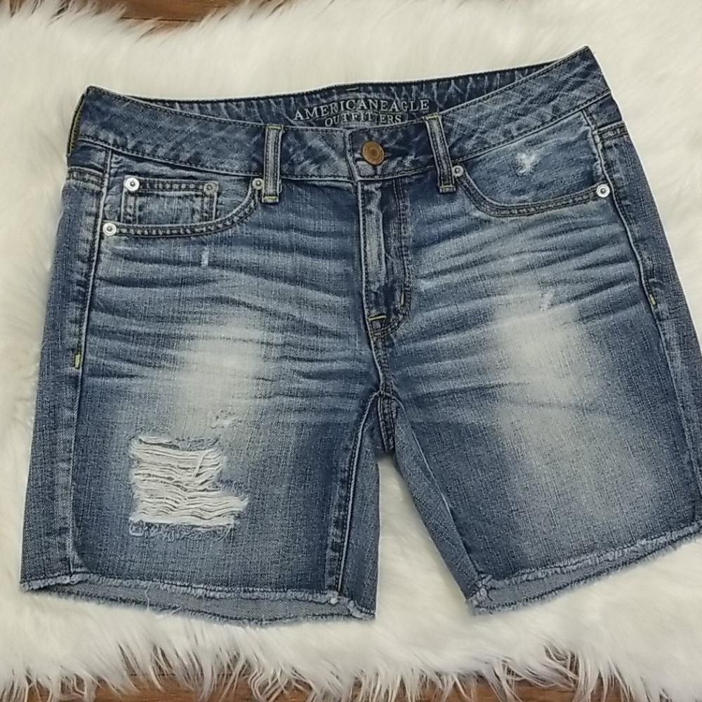 Denim shorts